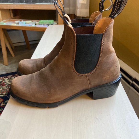 Blundstone heel antique brown boots 8 - Picture 6 of 8